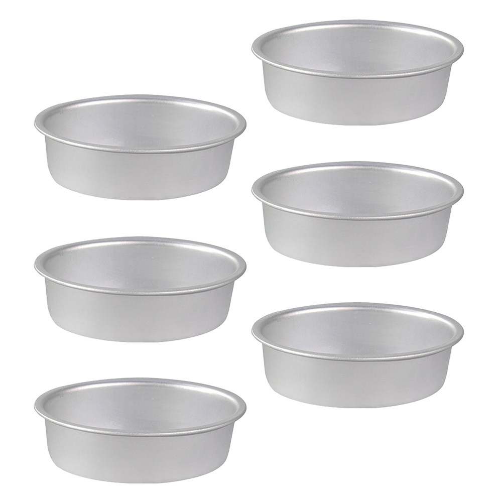 Kitchen Baking Pans - 6Pcs 타원형 케이크 금형 알루미늄 합금