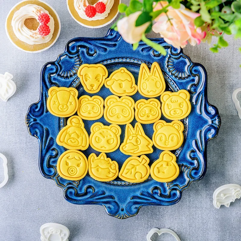 Kitchen For Baking - 케이크 쿠키 동물의 숲 커터 귀여운