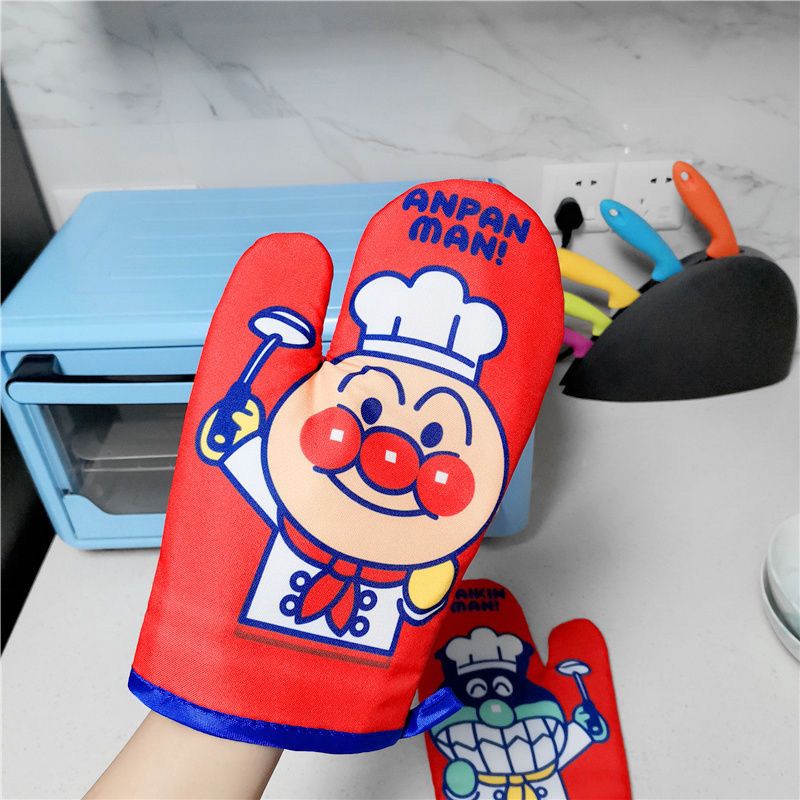 Kitchen For Baking - 2pcs Anpanman 전자레인지 절연 장갑 가정용