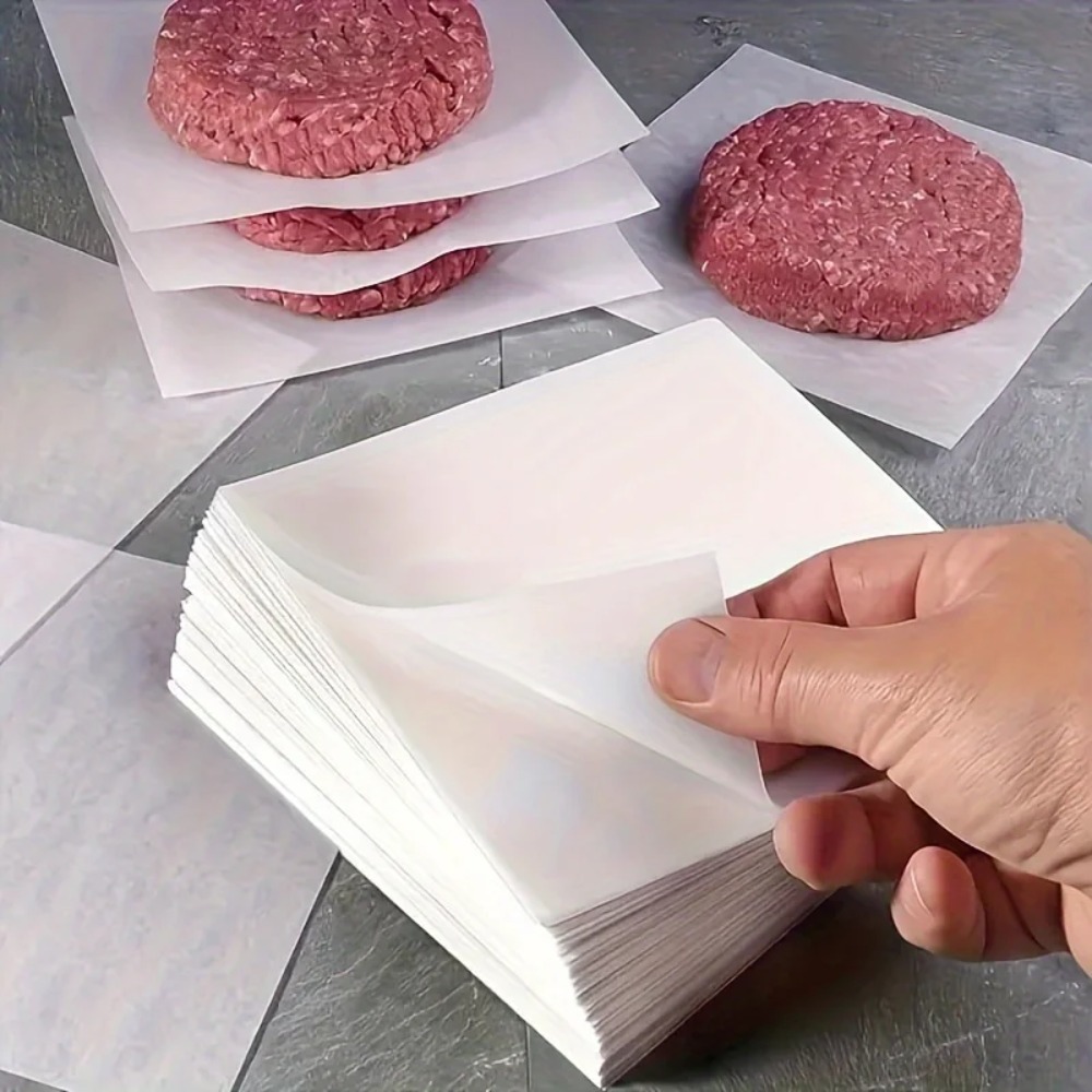 Kitchen Baking Sheets - 100/200 두꺼운 논스틱 오븐용 종이-햄버거, 쿠키,