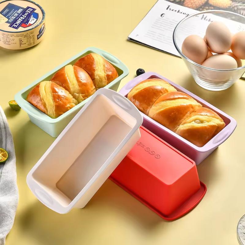 Kitchen Baking Pans - 1/4Pcs 가정용 직사각형 실리콘 몰드 캔디
