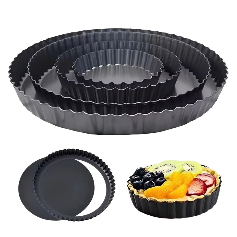 Kitchen Baking Pans - 1개 분리형 바닥이 있는 플루트형 타르트
