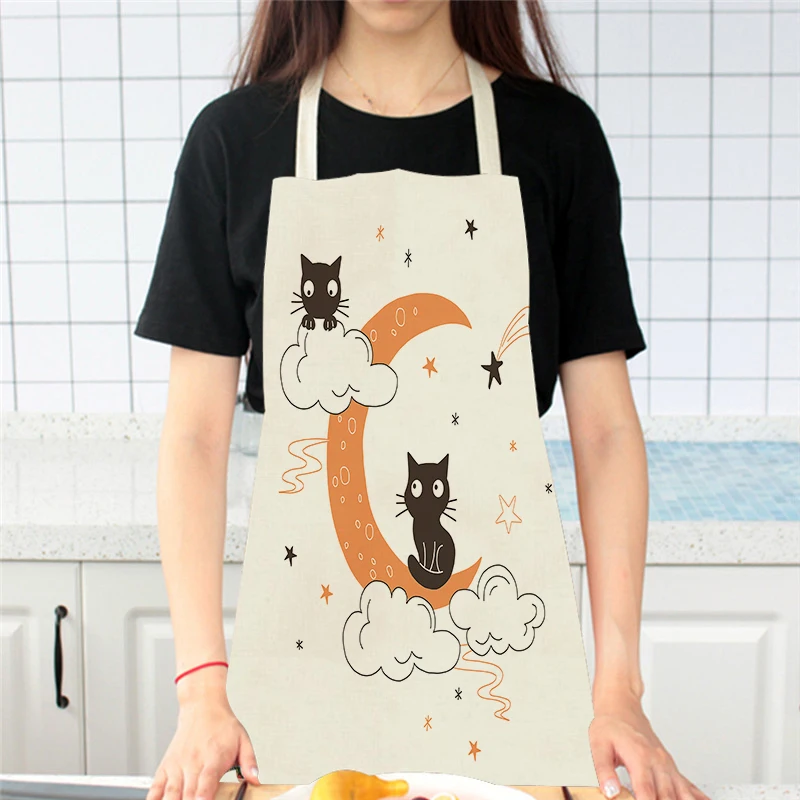 호박 마녀 패턴 할로윈 주방 앞치마 여자 남자 홈 요리 - Kitchen Witch Baking 리뷰 및 가격