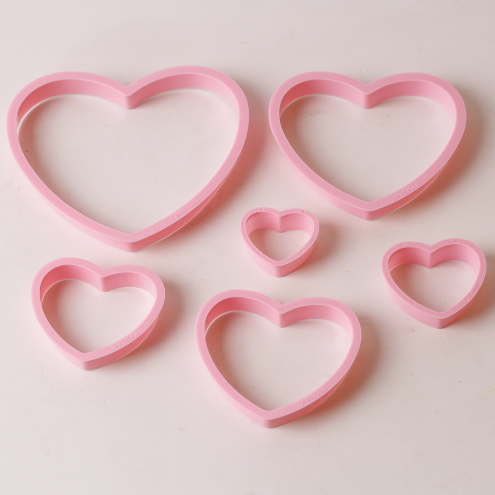 1set/3sets 핑크 하트 스타 꽃 쿠키 비스킷 커 - Cookie Cutter Set 리뷰 및 가격