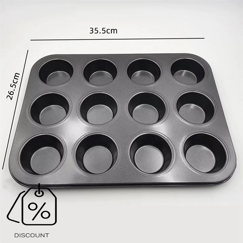 ABJO-3 팩 붙지 않는 머핀 팬 탄소강 컵케이크 팬 - Muffin Tin Nonstick 리뷰 및 가격