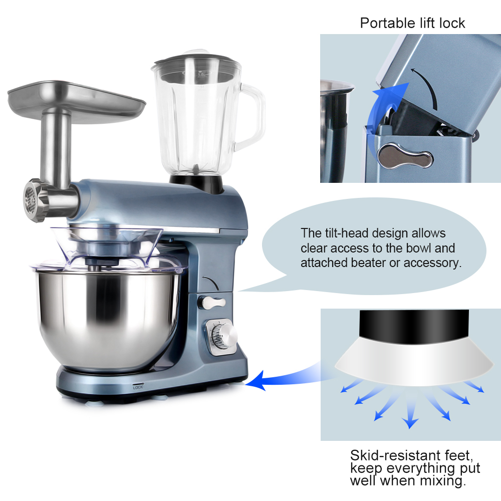 5.5/6/7/8리터 반죽 믹서기, 푸드 믹서, 가정용 - Kitchen Aid Baking Machine 리뷰 및 가격