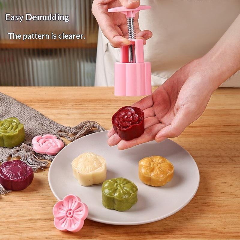 【LM】1세트 DIY 달떡 틀 플라스틱 핸드프레스 제과 - Kitchen Baking Torch 리뷰 및 가격