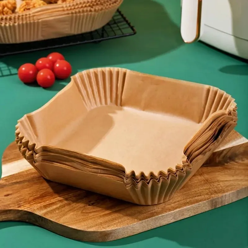 50/100PCS 에어 프라이어 특수 종이 트레이 가정 - Kitchen Baking Sheets 리뷰 및 가격