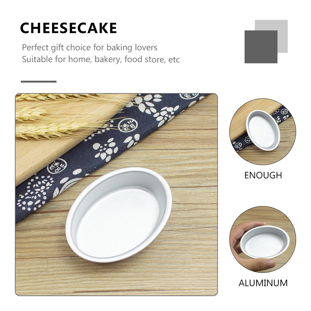 6Pcs 타원형 케이크 금형 알루미늄 합금 비 스틱 베 - Kitchen Baking Pans 리뷰 및 가격