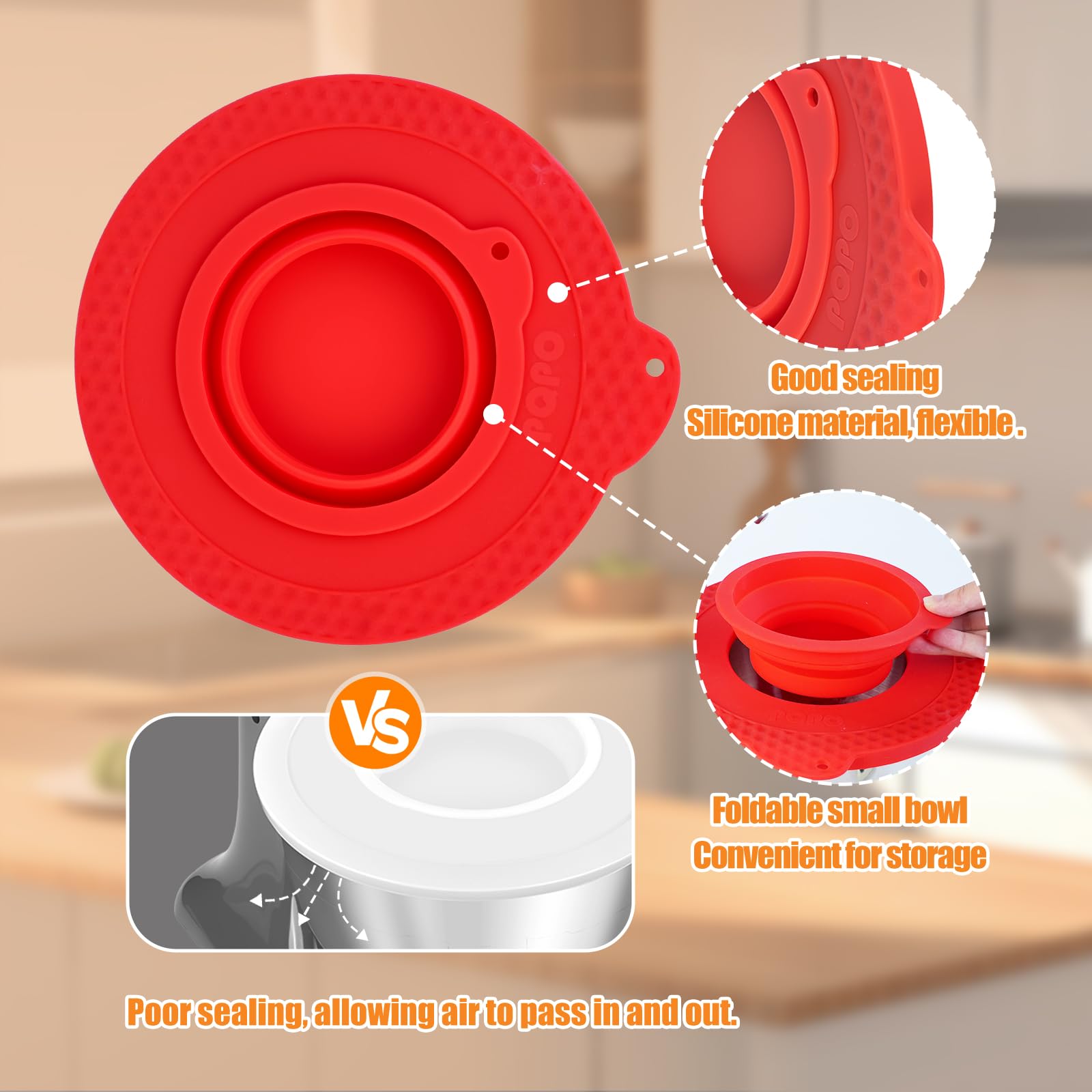 4.5-5쿼트 틸트헤드 스탠드 실리콘 믹서 볼 커버,  - Kitchen Aid Baking Lid 리뷰 및 가격