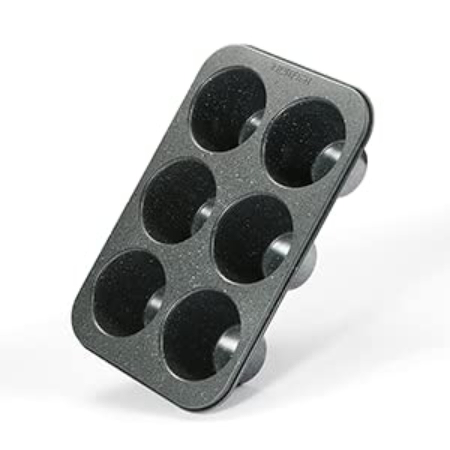 2개입 딥 점보 머핀 팬 6컵 탄소강 블랙 스톤 논스틱 - Muffin Tin Nonstick 리뷰 및 가격