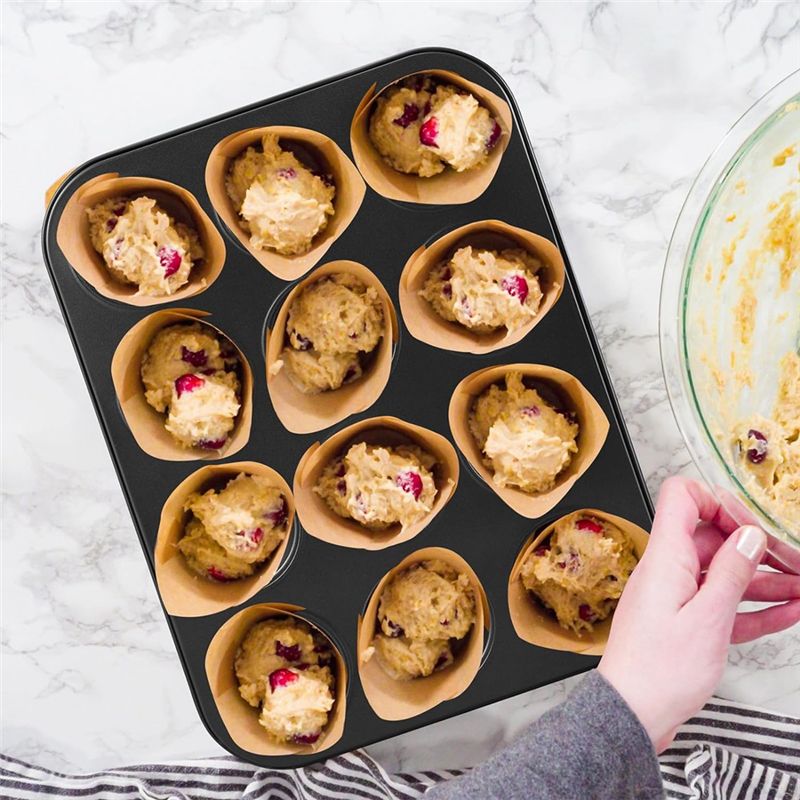 필수품 3팩 논스틱 머핀팬 탄소강 컵케이크팬 머핀 틀  - Muffin Tin Nonstick 리뷰 및 가격