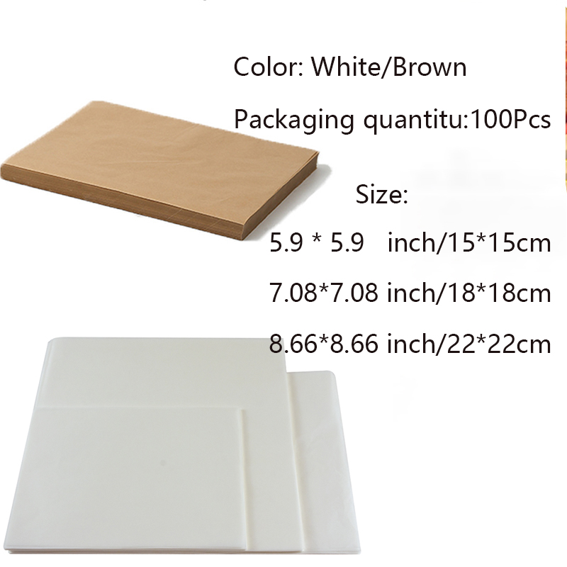 100 Pcs 베이킹 도구 양피지 식품 등급 그리스 종 - Kitchen Baking Sheets 리뷰 및 가격