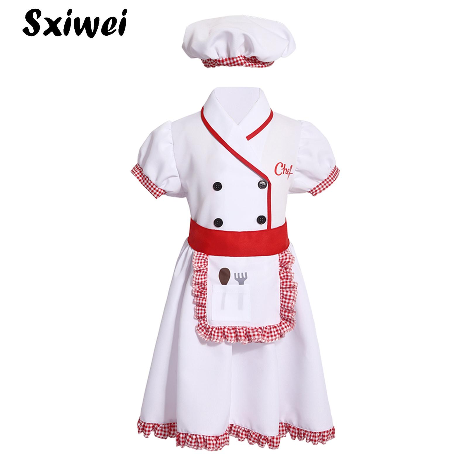 소년 소녀 요리사 의상 유니폼 어린이 요리사 드레스 앞 - Cooking Chef Xl 리뷰 및 가격