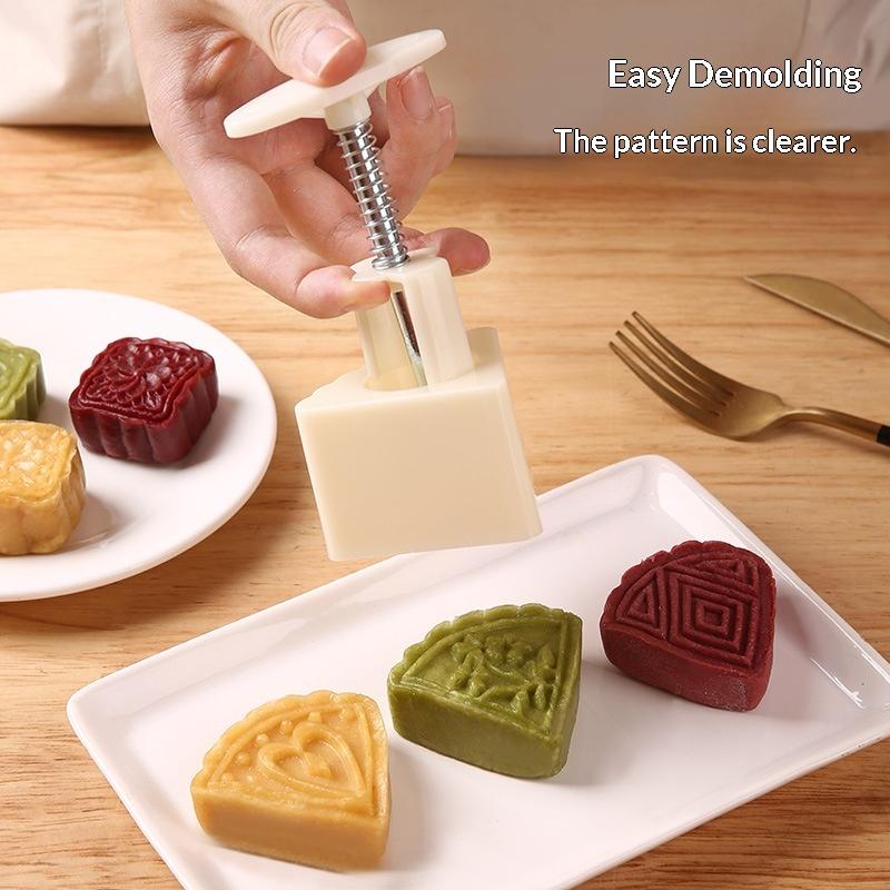【HG】1세트 DIY 월병 몰드 플라스틱 핸드프레스 페 - Kitchen Baking Torch 리뷰 및 가격