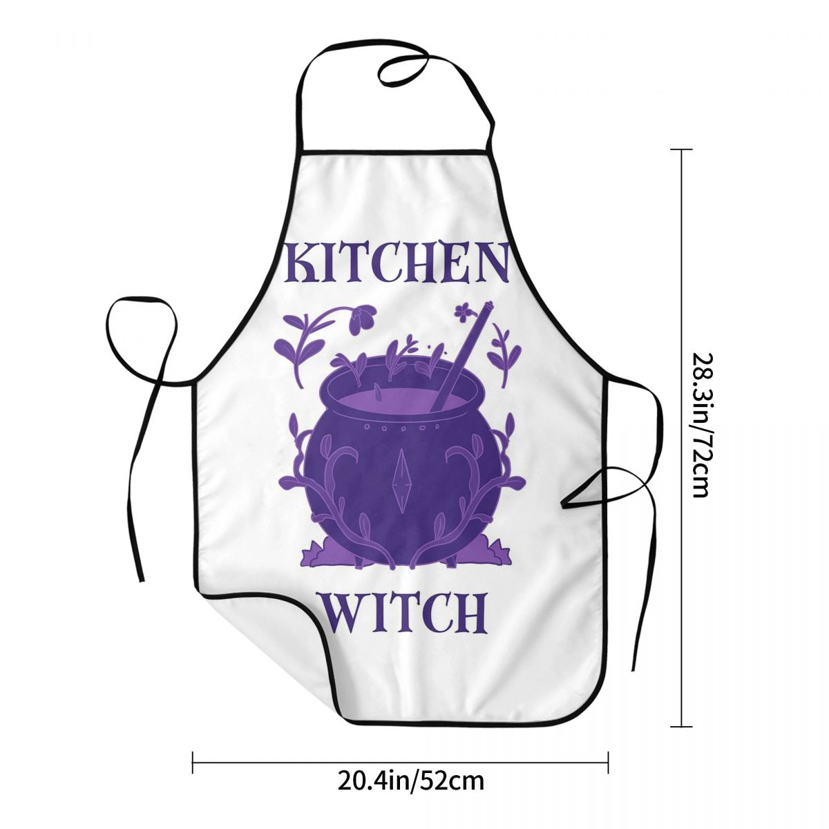 키친위치 퍼플 콜드론 앞치마 셰프 요리 베이킹 타블리어 - Kitchen Witch Baking 리뷰 및 가격
