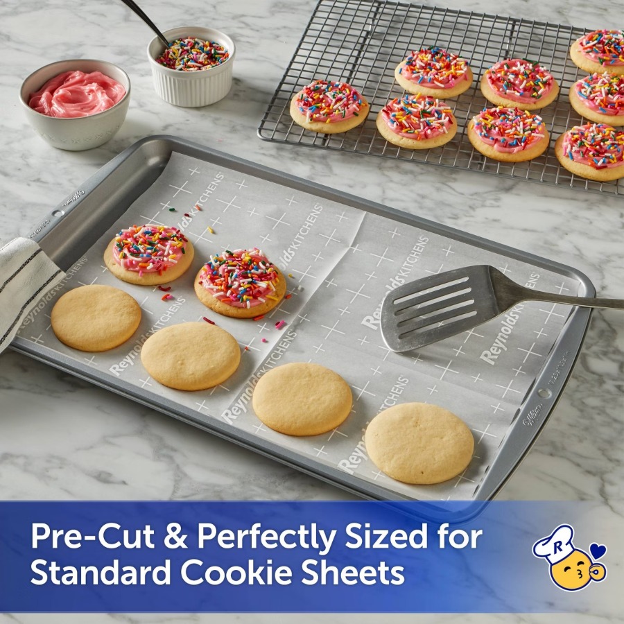 키친스 쿠키 베이킹 시트 프리컷 유산지 - 25매/33 - Kitchen Baking Sheets 리뷰 및 가격