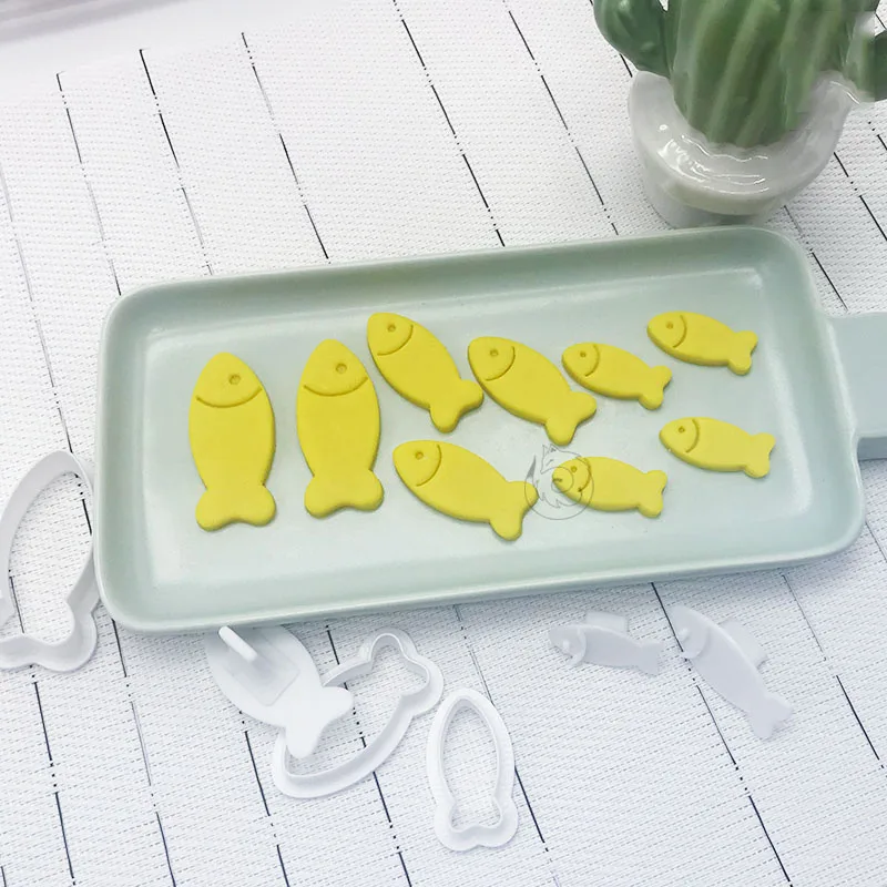 만화 물고기 쿠키 금형 미니 귀여운 어린이 케이크 장식 - Cookie Cutter Set 리뷰 및 가격