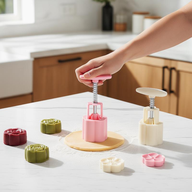 DIY Mooncake Mold 1 세트 플라스틱 핸드 - Kitchen Baking Torch 리뷰 및 가격