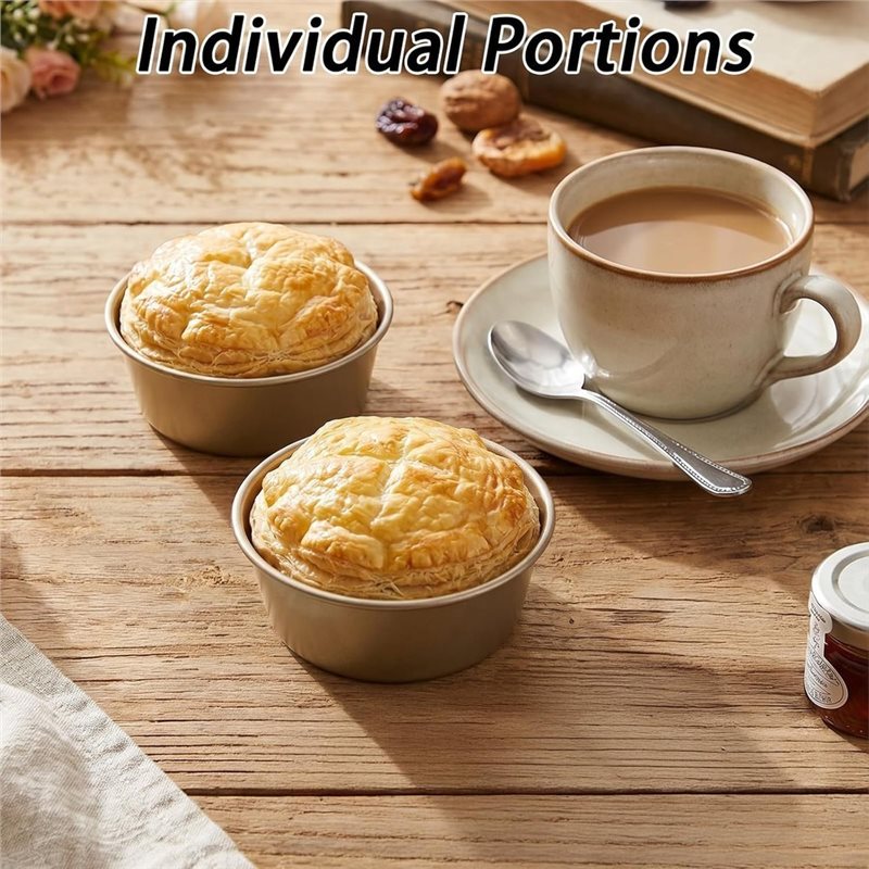 ABLN-미니 파이 팬 8팩, 4인치 재사용 가능한 논 - Muffin Tin Nonstick 리뷰 및 가격