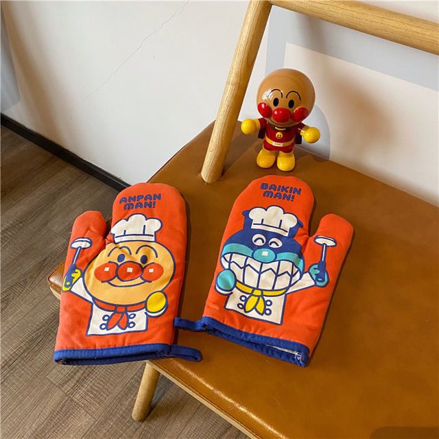 2pcs Anpanman 전자레인지 절연 장갑 가정용  - Kitchen For Baking 리뷰 및 가격