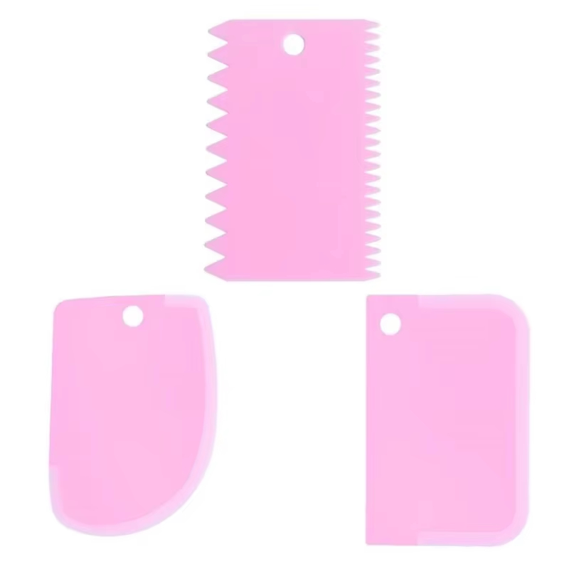 3PCS 크림 스크레이퍼 스무더 불규칙한 톱니 모양 D - Kitchen Baking Tools 리뷰 및 가격