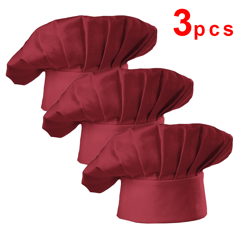 3pcs High22cm 쿡 모자 화이트 셰프 모자 음 - Kitchen Baker 리뷰 및 가격