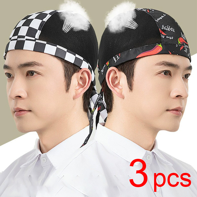 통기성 메쉬 쿡 모자 3pcs 요리사 모자 음식 서비스 - Kitchen Baker 리뷰 및 가격