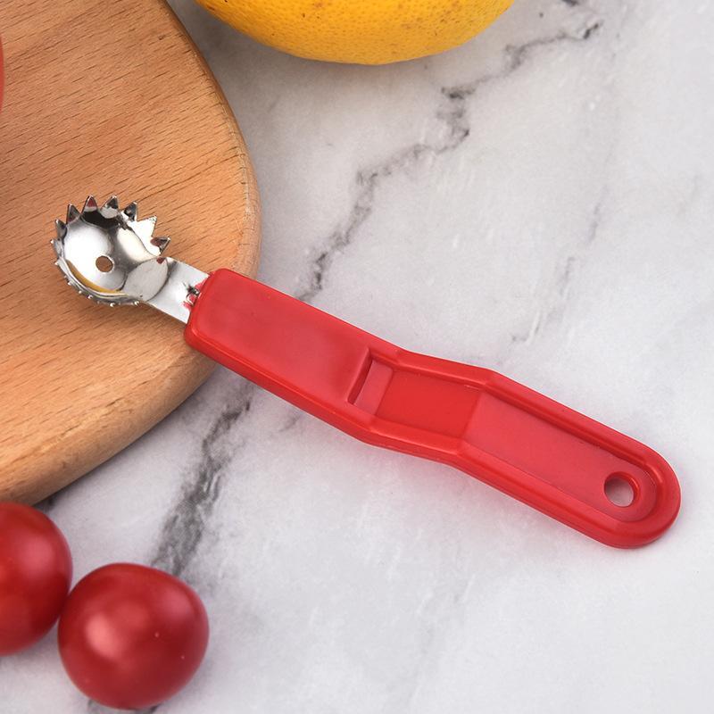 1/4개 체리 피터 도구 스테인레스 스틸 헤드 미끄럼  - Kitchen Baking Tools 리뷰 및 가격