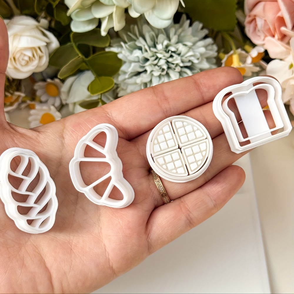 4종 빵 모양 쿠키 커터 세트, 크루아상, 토스트, 와 - Cookie Cutter Set 리뷰 및 가격