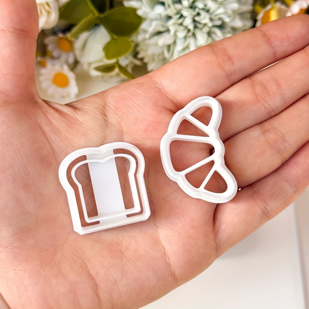 4종 빵 모양 쿠키 커터 세트, 크루아상, 토스트, 와 - Cookie Cutter Set 리뷰 및 가격