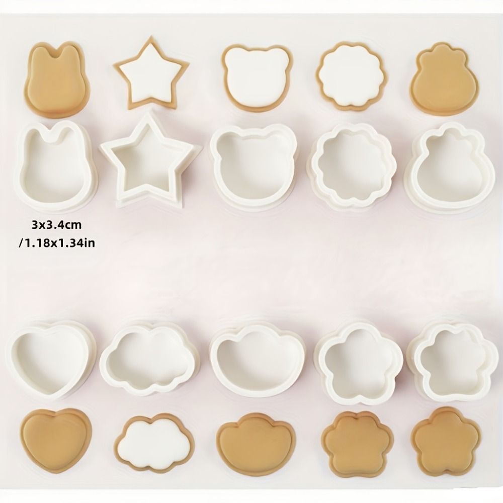 10개 쿠키/비스킷 커터 세트, 동물, 별, 하트 &  - Cookie Cutter Set 리뷰 및 가격