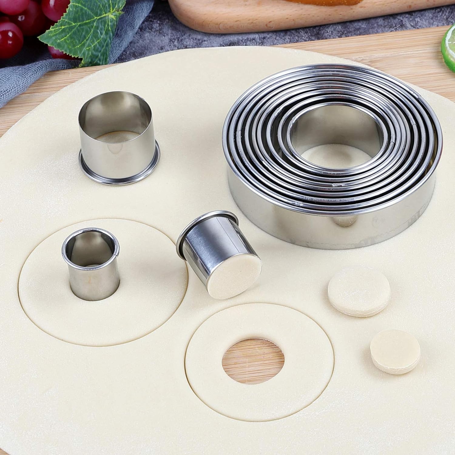 11/12PCS 쿠키 커터 세트, 스테인레스 스틸 롤드 - Cookie Cutter Set 리뷰 및 가격