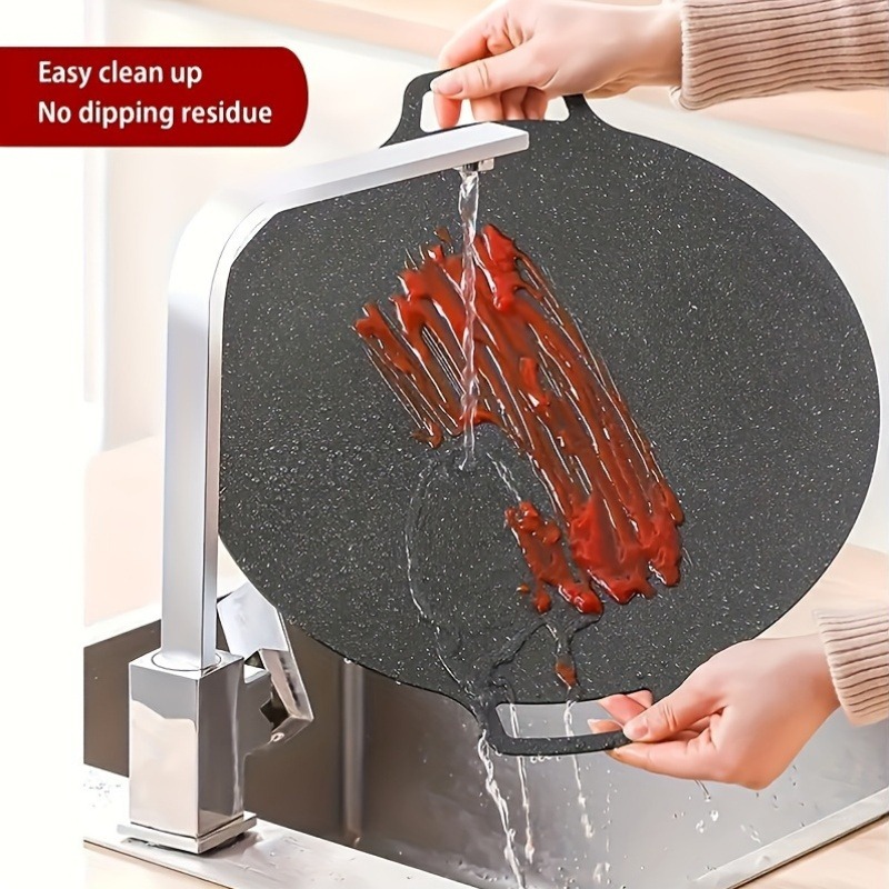 1pcs 주철 야외 그릴 팬 캠핑 및 홈 바베큐 요리  - Kitchen Baking Sheets 리뷰 및 가격