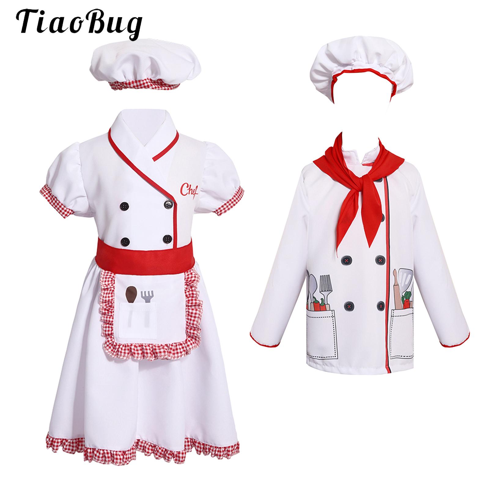 어린이 요리사 의상 소년 소녀 요리 주방 앞치마와 모자 - Cooking Chef Xl 리뷰 및 가격